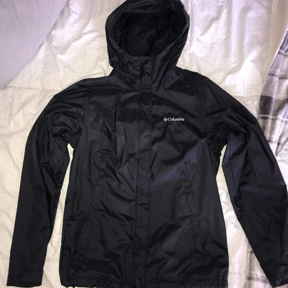 Black Columbia Raincoat